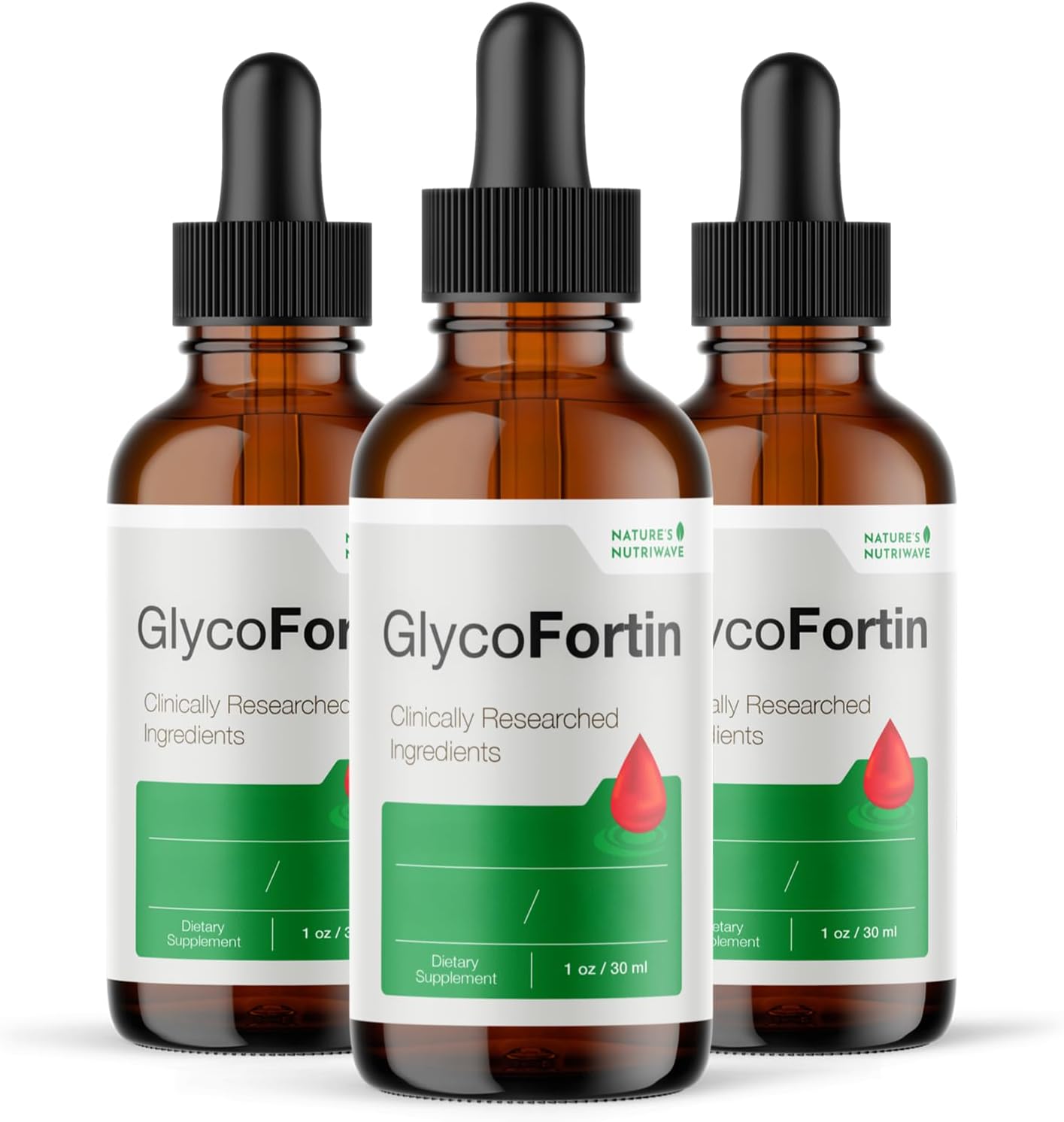 GlycoFortin Drops – Plant Extract & Chromium Liquid Supplement, 30ml (3-Month Supply) - görsel 1