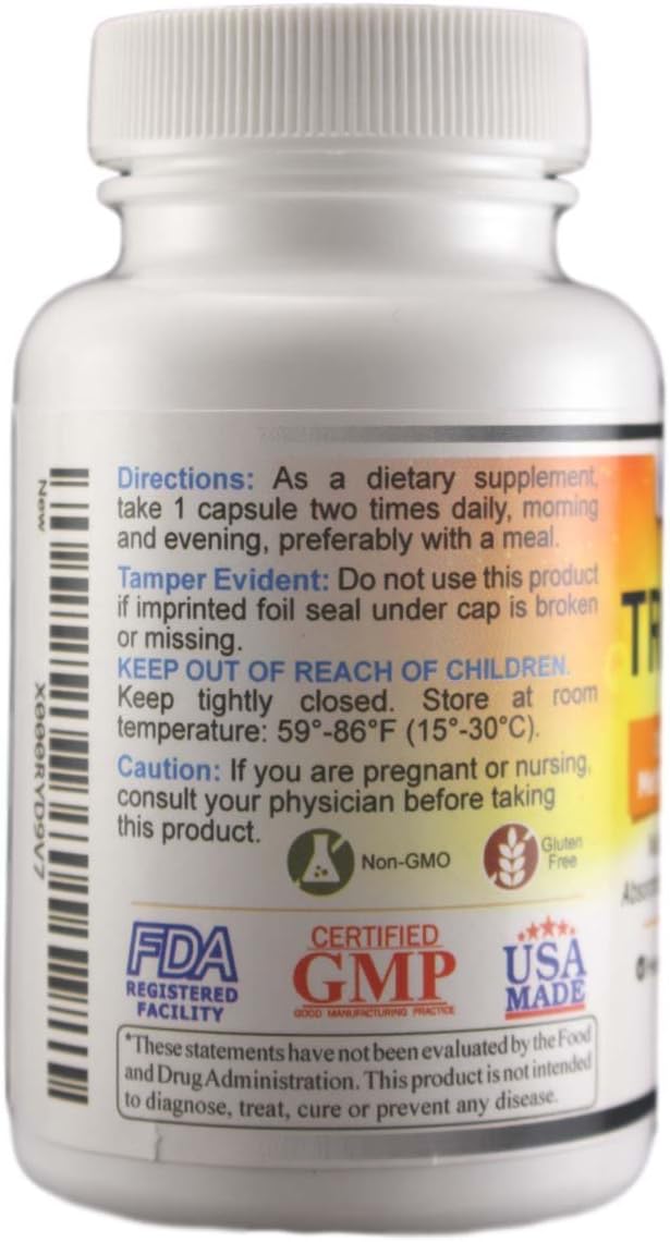 Intrinsic Factor with Folic Acid and Vitamin B12 1000mcg – 120 Capsules - görsel 3