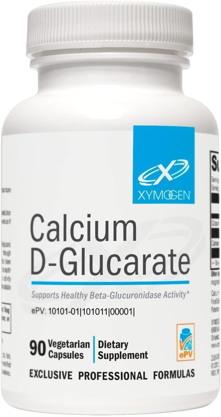 XYMOGEN Calcium D-Glucarate – 90 Capsules – Endocrine & Detox Support - görsel 1