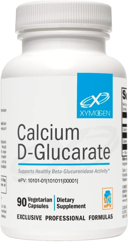 XYMOGEN Calcium D-Glucarate – 90 Capsules – Endocrine & Detox Support