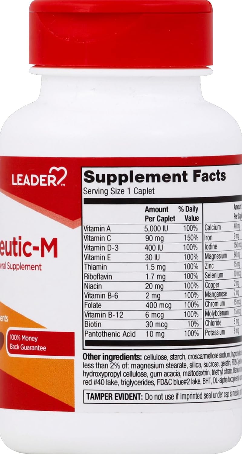 Leader Therapeutic-M Multivitamin with Iron & Minerals - görsel 2