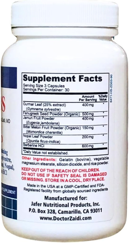 DIAHERBS – Premium Herbal Blend with Fenugreek, Berberine and Six Herbs