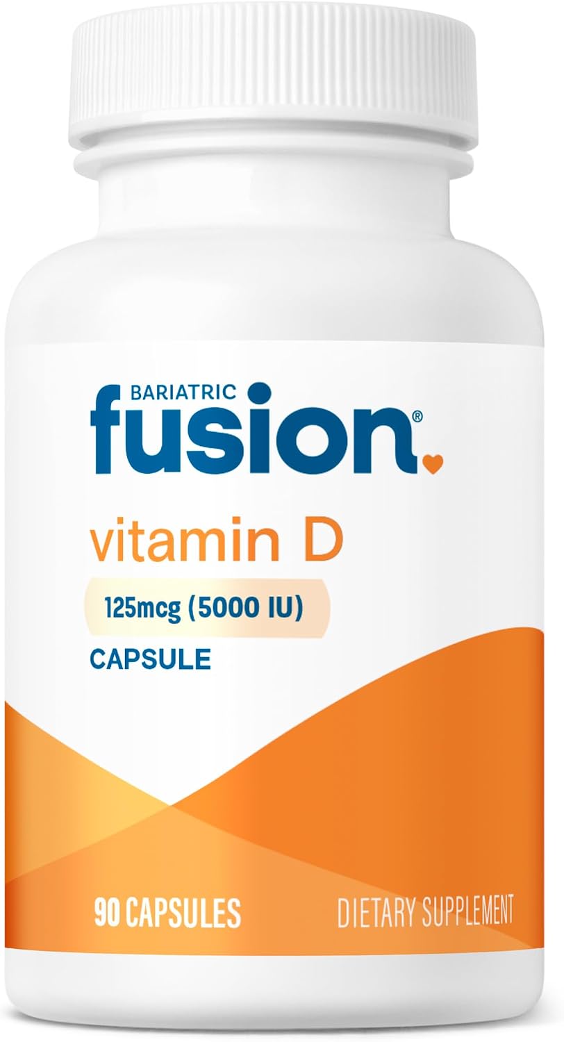 Bariatric Fusion Vitamin D3 5000 IU - Supports Bone Health, 90 Capsules - görsel 1