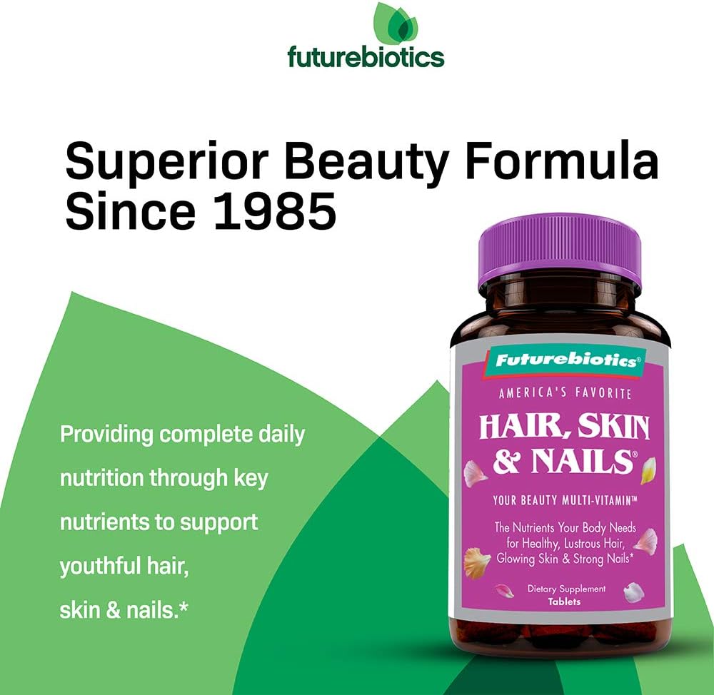 Futurebiotics Hair, Skin and Nails Beauty Multivitamin, 75 Tablets - görsel 4
