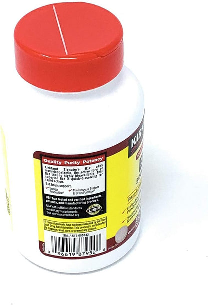 Kirkland Signature Quick Dissolve B-12 5000 mcg, 300 Tablets