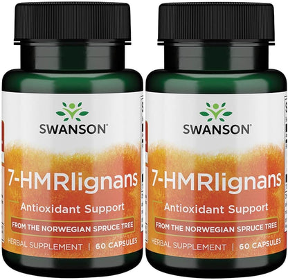 Swanson 7-HMRLignans from Norwegian Spruce Tree 40 mg, 60 Capsules