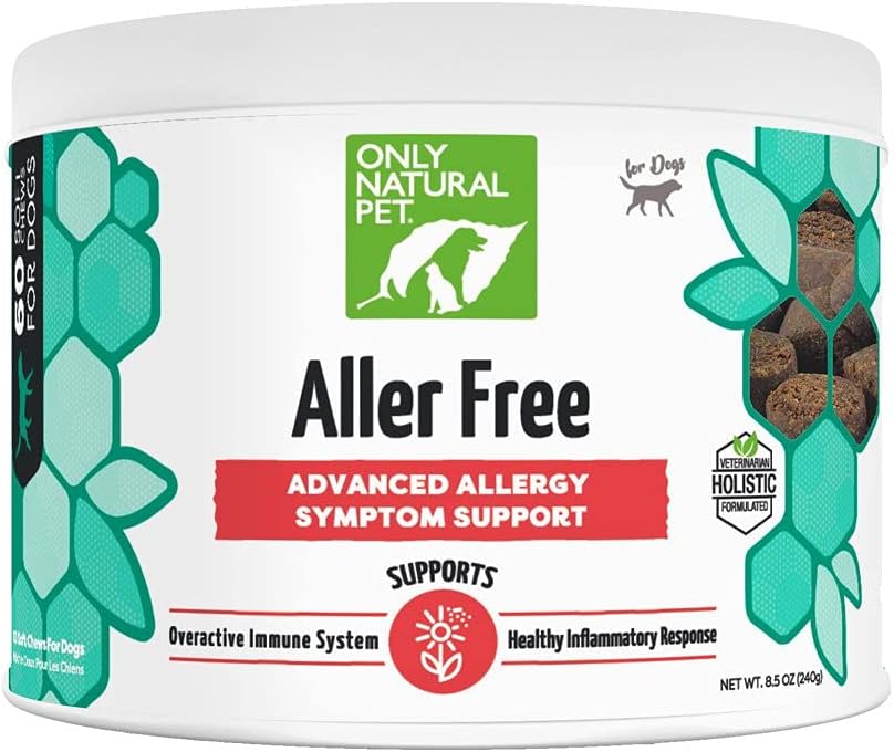 Only Natural Pet AllerFree Advanced Allergy Support for Dogs, 60 Count (Pack of 2) - görsel 6
