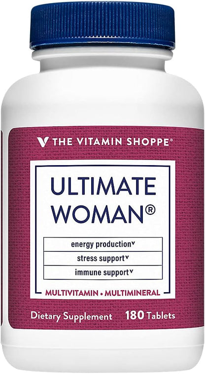 The Vitamin Shoppe Ultimate Woman Multivitamin - 180 Tablets