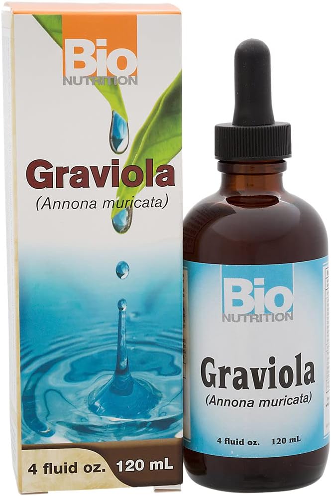 Bio Nutrition Graviola Liquid Extract – Soursop Herbal Supplement, 118 ml - görsel 1