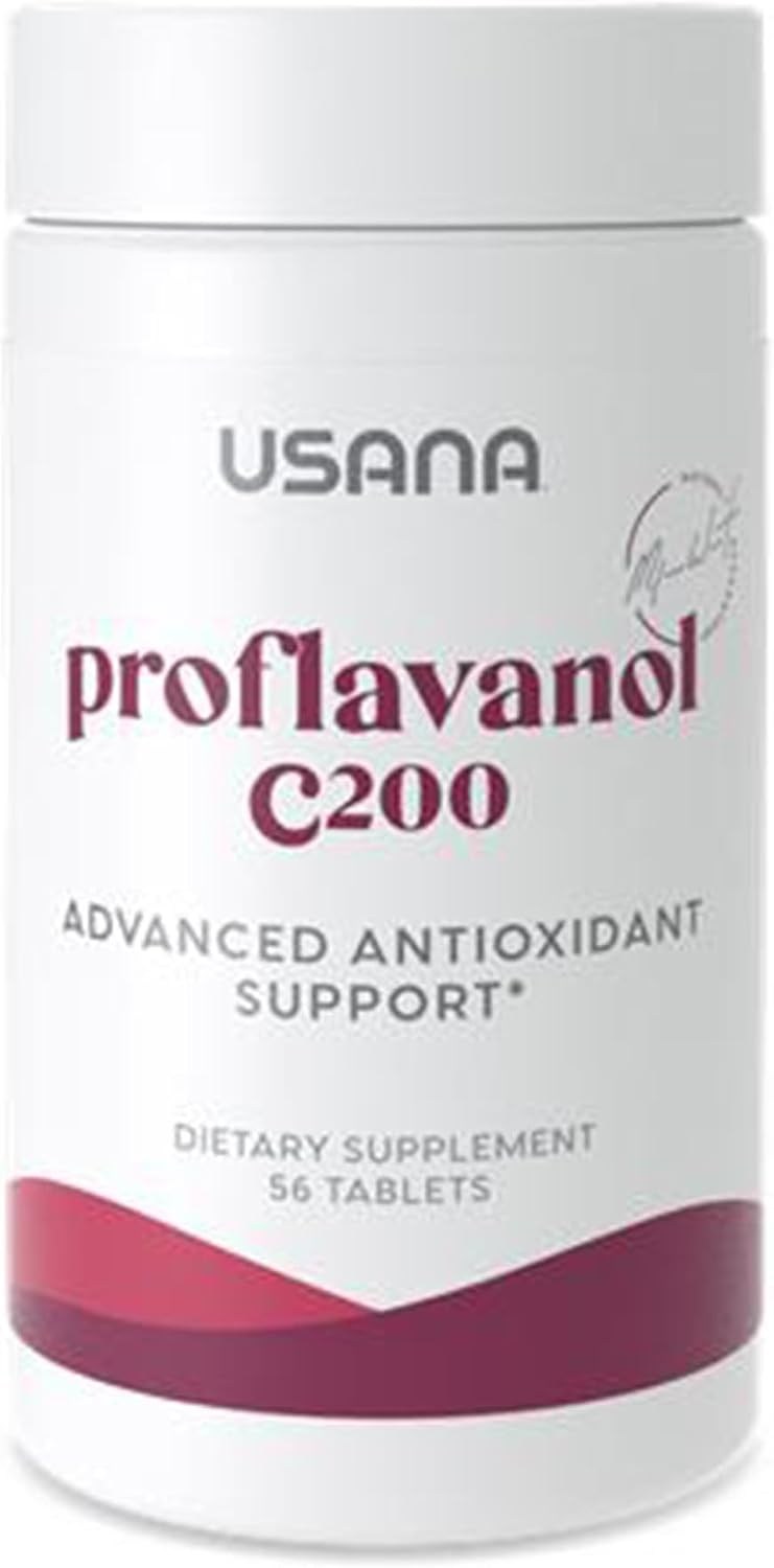 USANA Proflavanol C200 - Advanced Antioxidant with Bioflavonoids and Vitamin C for Heart Health - 56 Tablets - 28 Day Supply - görsel 1