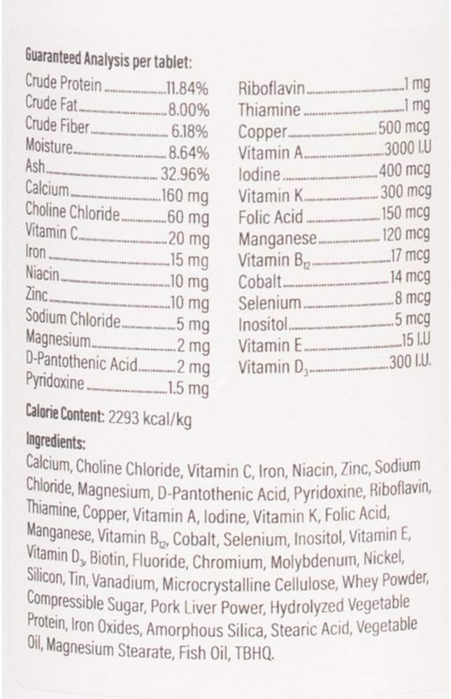 Doc Roy's Daily Care Extra Canine Multivitamin Supplement for Dogs (180 Tablets) - görsel 8