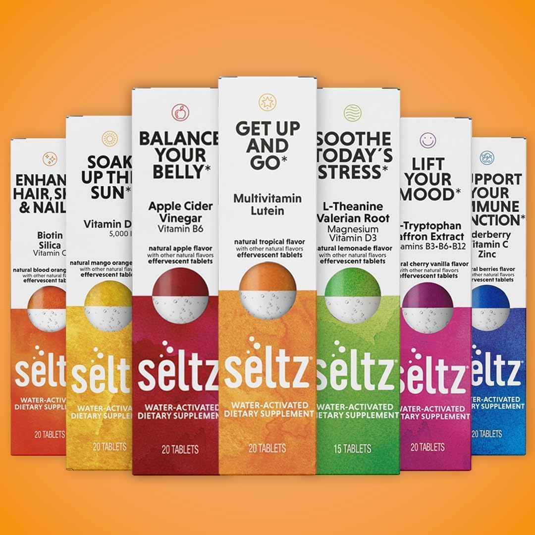 Seltz Multivitamin Drink Tablets with Lutein – 120 Tablets (6 Tubes) - görsel 9
