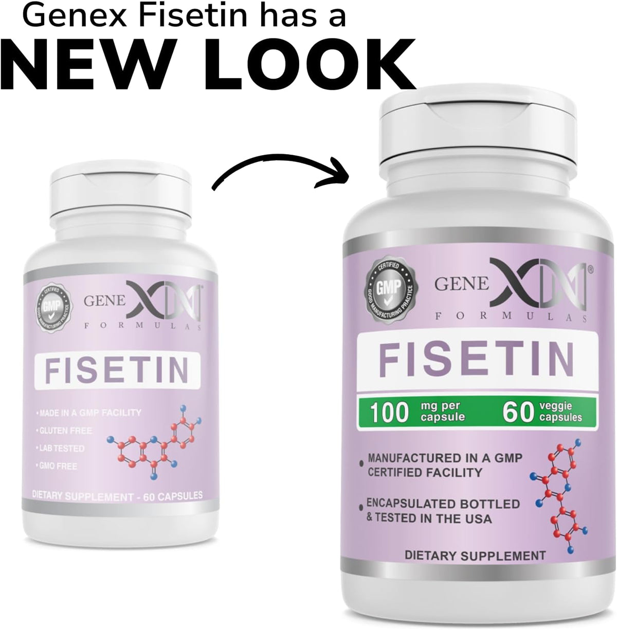 Genex Formulae Fisetin 100mg – Antioxidant Supplement for Healthy Ageing & Cognitive Wellbeing (60 Capsules) - görsel 2