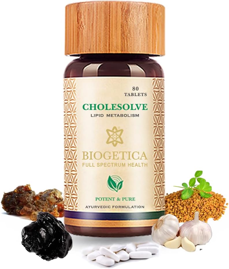 Biogetica Bipsolve Natural Heart Wellness Supplement - Ayurvedic Arjuna, Amalaki & Garlic - Vegan Tablets (80 Count) - görsel 5