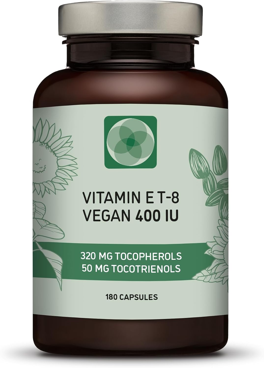 Vitamin E - All 8 Tocopherols and Tocotrienols 400 IU Vegan - görsel 1