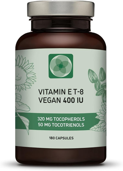 Vitamin E - All 8 Tocopherols and Tocotrienols 400 IU Vegan