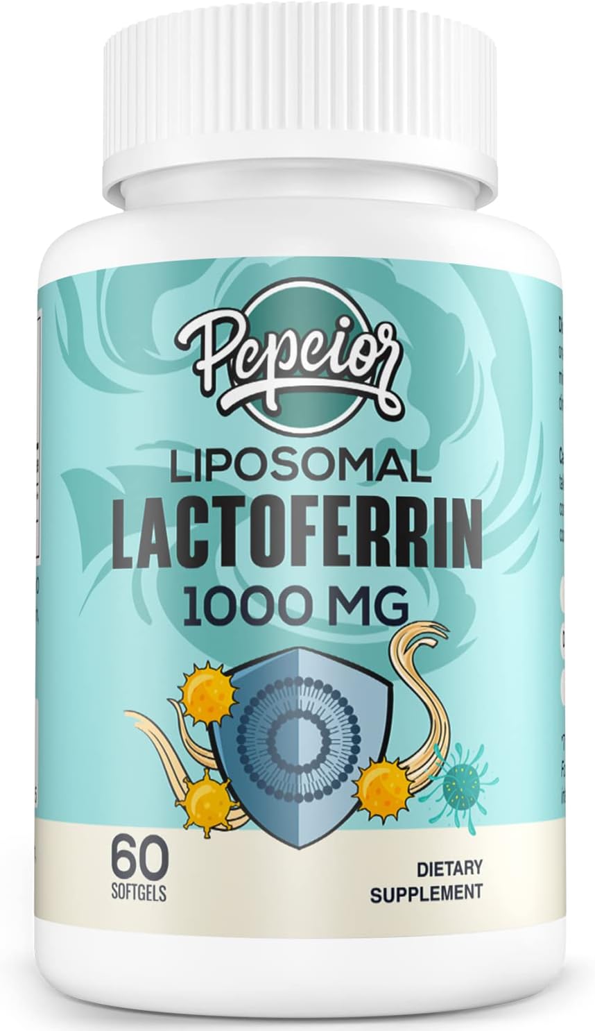 Liposomal Bovine Lactoferrin 1000 mg – Higher Absorption Food Supplement, 60 Softgels - görsel 8