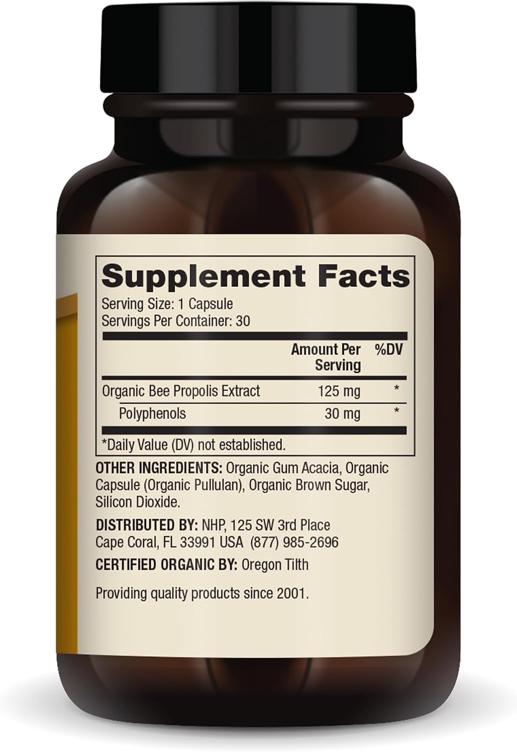 Dr. Mercola Organic Bee Propolis - 30 Capsules - görsel 2