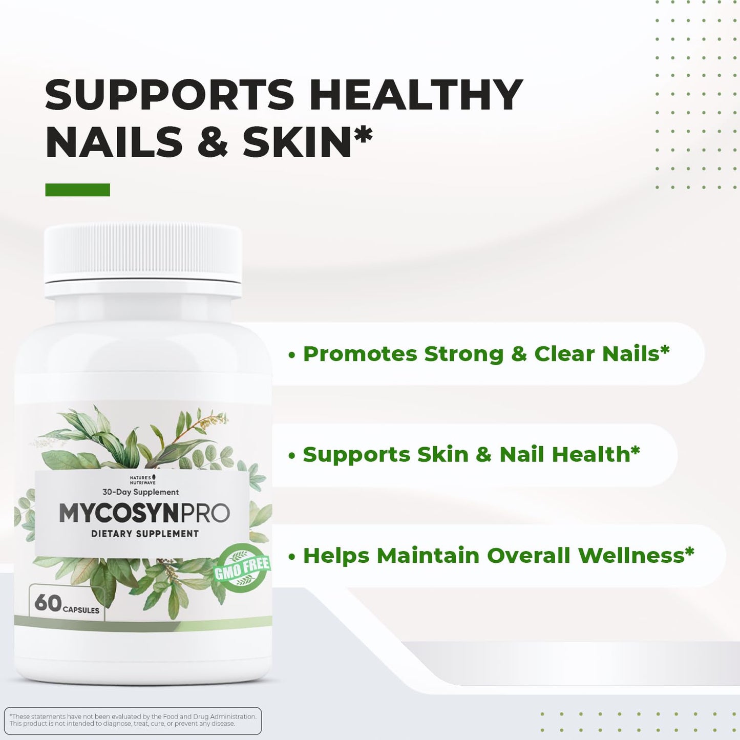 Mycosyn Pro - Natural Supplement with Vitamin C, Folate & Biotin | Non-GMO, Stimulant-Free | Made in the USA, GMP-Certified | 60 Capsules - görsel 2