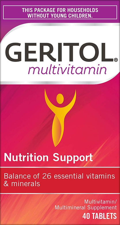 Geritol Multivitamin and Multi-Mineral Tablets (3 Pack, 120 Tablets)