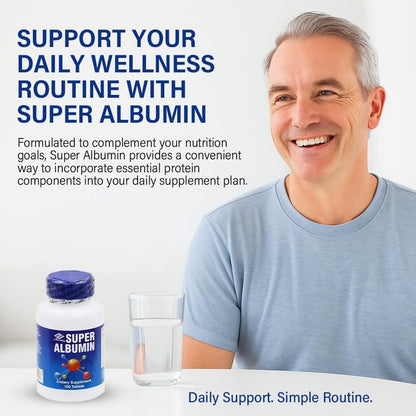 Nu-Health Super Albumin Hydrolysed Protein & Amino Tablets, Tissue Repair