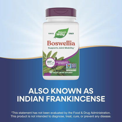 Nature's Way Boswellia Standardised Extract, 307 mg, 60 Tablets