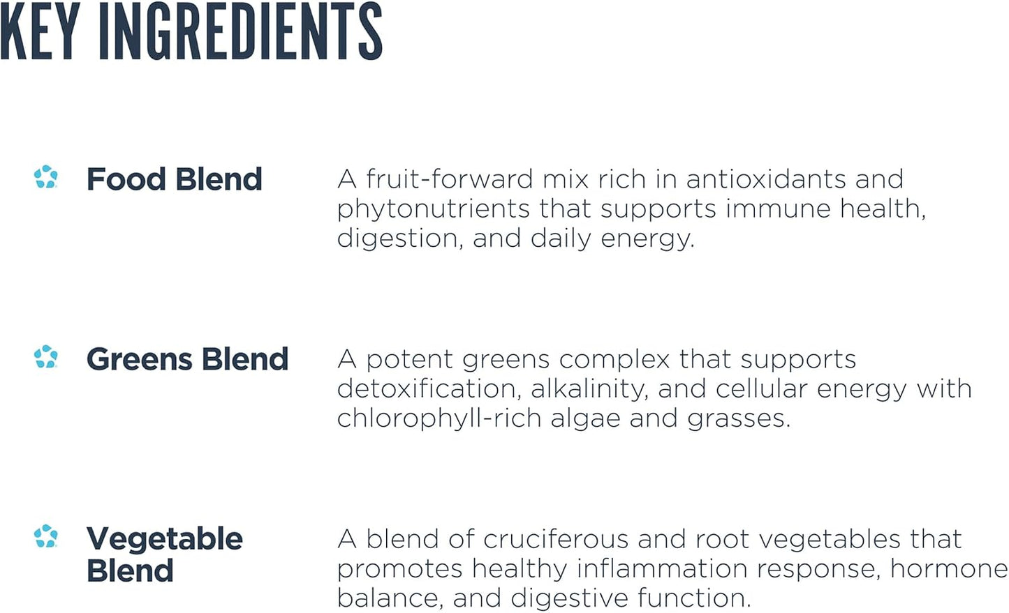 Revive MD Daily Greens - Superfood & Antioxidant Blend with Digestive Enzymes, Prebiotics and Probiotics - 180 Capsules - görsel 4