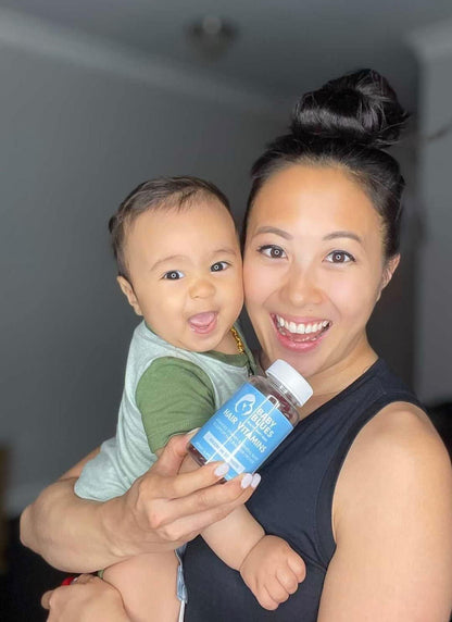 Baby Blues Postnatal Hair Loss Vitamins & Gummies for Women | Biotin & Collagen | 3 Month Supply