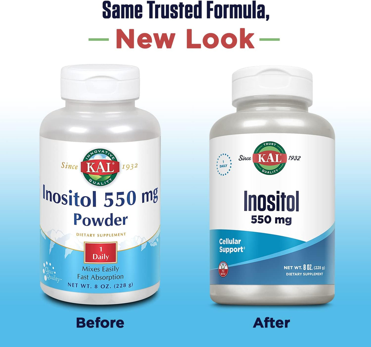 KAL Inositol Powder 550mg - 8 oz (408 Servings) - görsel 2