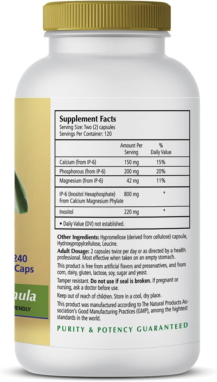1-TDC WorksSoWell IP-6 Energy Immune Support Formula – 240 Vegetarian Capsules - görsel 2
