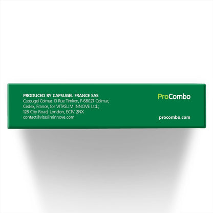 ProCombo Synbiotic – Double Capsule with Targeted Delivery, 1 Capsule per Day, Laboratory Tested (Pack of 1)