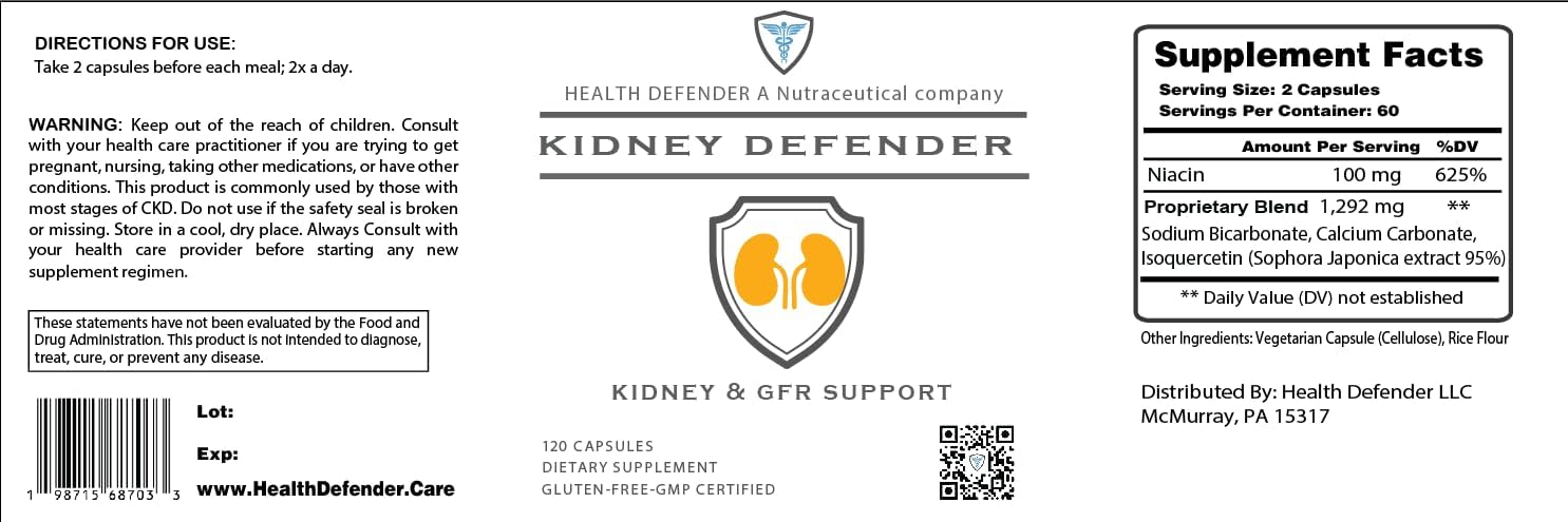 Kidney Support for CKD and Kidney Health - 120 Capsules - görsel 8