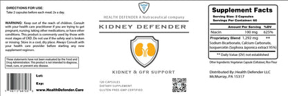 Kidney Support for CKD and Kidney Health - 120 Capsules