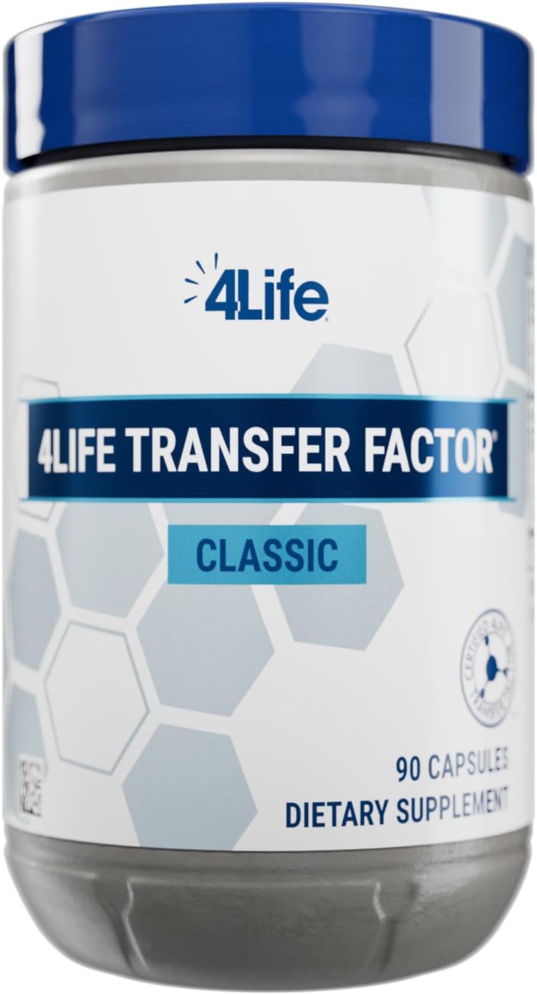 4Life Transfer Factor Classic with Colostrum – Immune Support, 90 Veggie Capsules - görsel 1