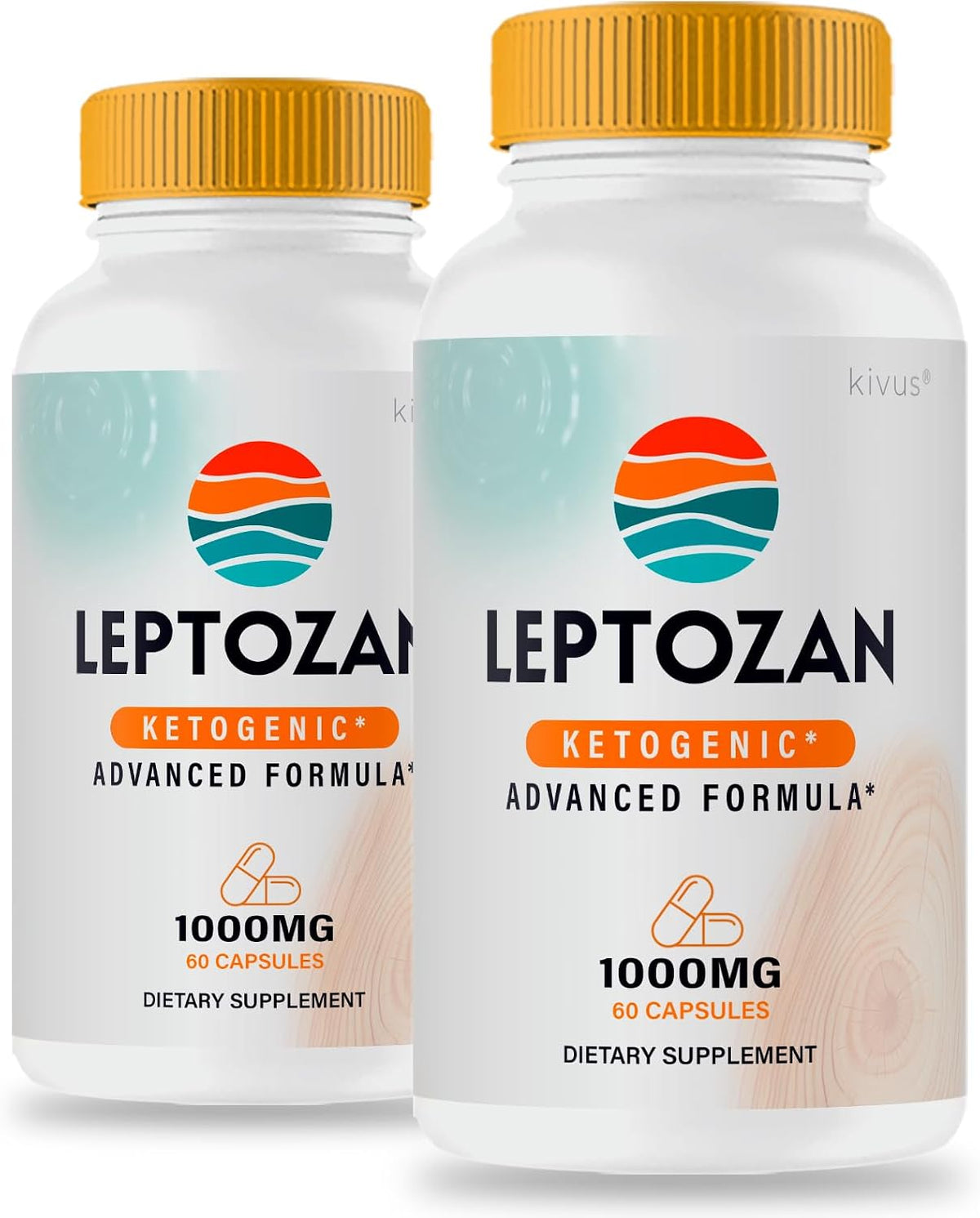 kivus Leptozan – Ketogenic Dietary Supplement (2 Pack, 120 Capsules) - görsel 1