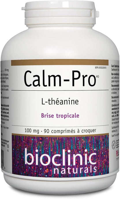 Bioclinic Calm Pro Chewable Tablets, 90 Tablets