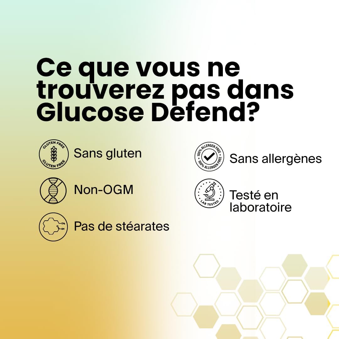 Glucose Defend Featuring Berberine, Alpha-Lipoic Acid, CinSulin® Cinnamon, Crominex 3+®, Momordica Charantia Extract, Vanadium - 60 Vegan Capsules - görsel 4