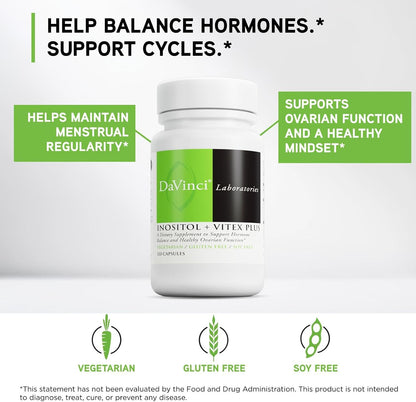 DAVINCI Labs - Inositol + Vitex Plus - A – Chromium – This essential mineral supports ovarian health and helps – Image 3