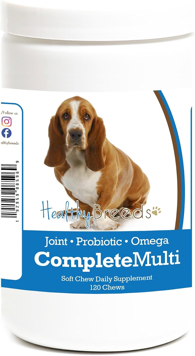 Healthy Breeds Basset Hound All in One Multivitamin Soft Chew 120 Count - görsel 1