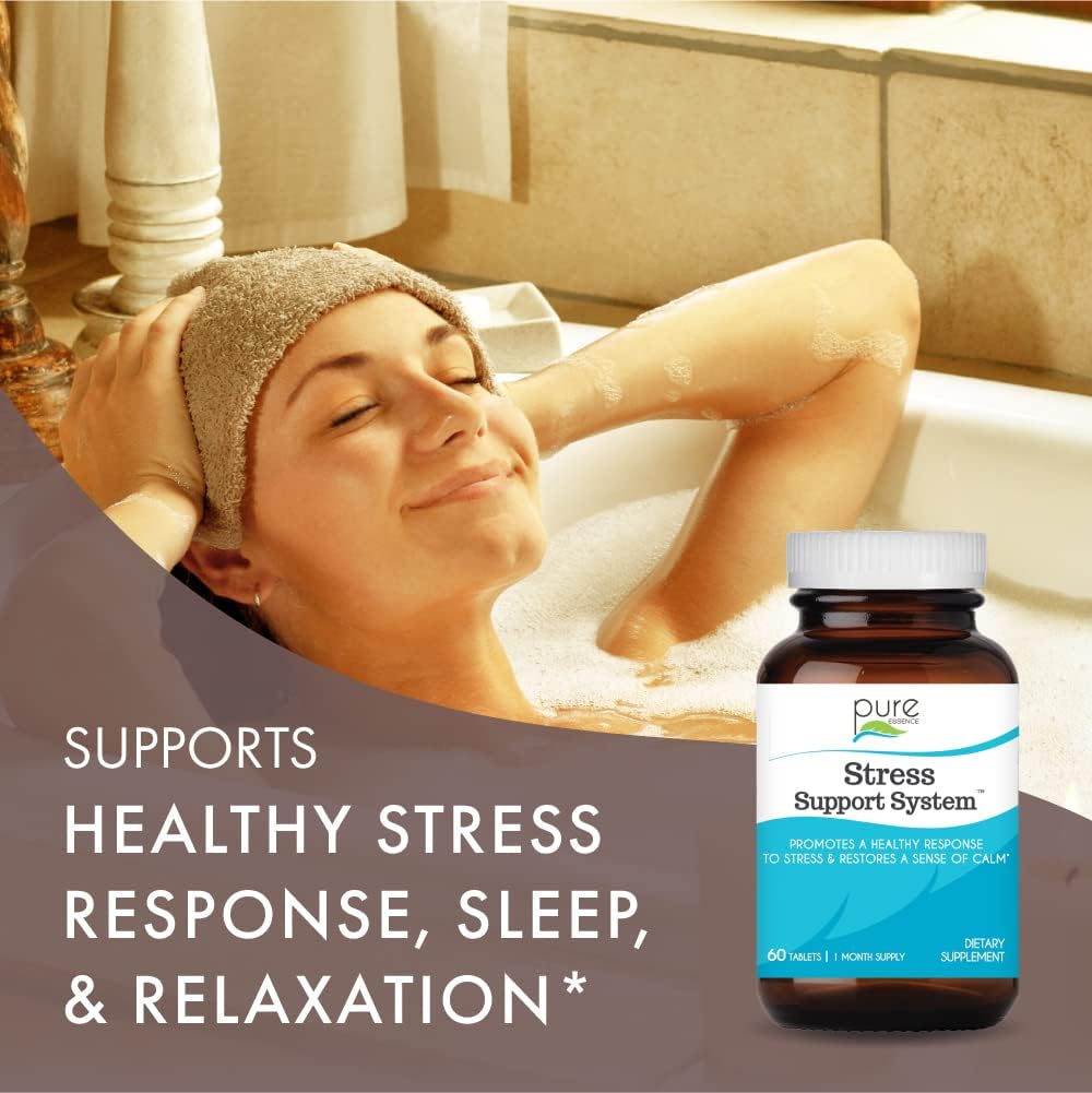 Pure Essence Labs Stress Support System – 60 Tablets - görsel 3