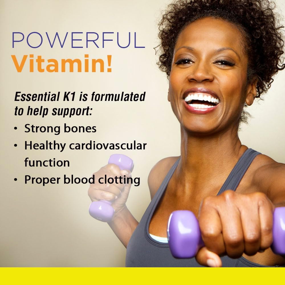 Nature's Life Vitamin K 1000mcg | Phylloquinone K-1 Supplement for Bone & Heart Health | 50 Vegetarian Capsules - görsel 3