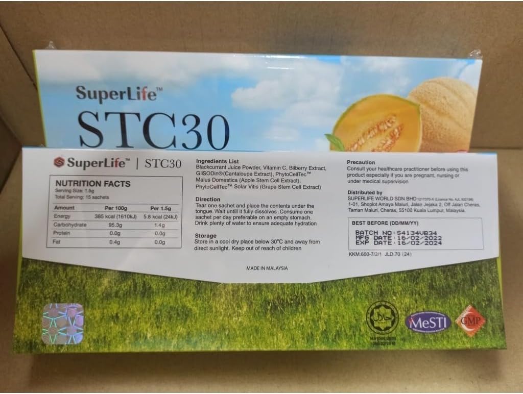 Superlife STC30 Stem Cell Supplement - 2 Pack (30 Sachets) - görsel 2