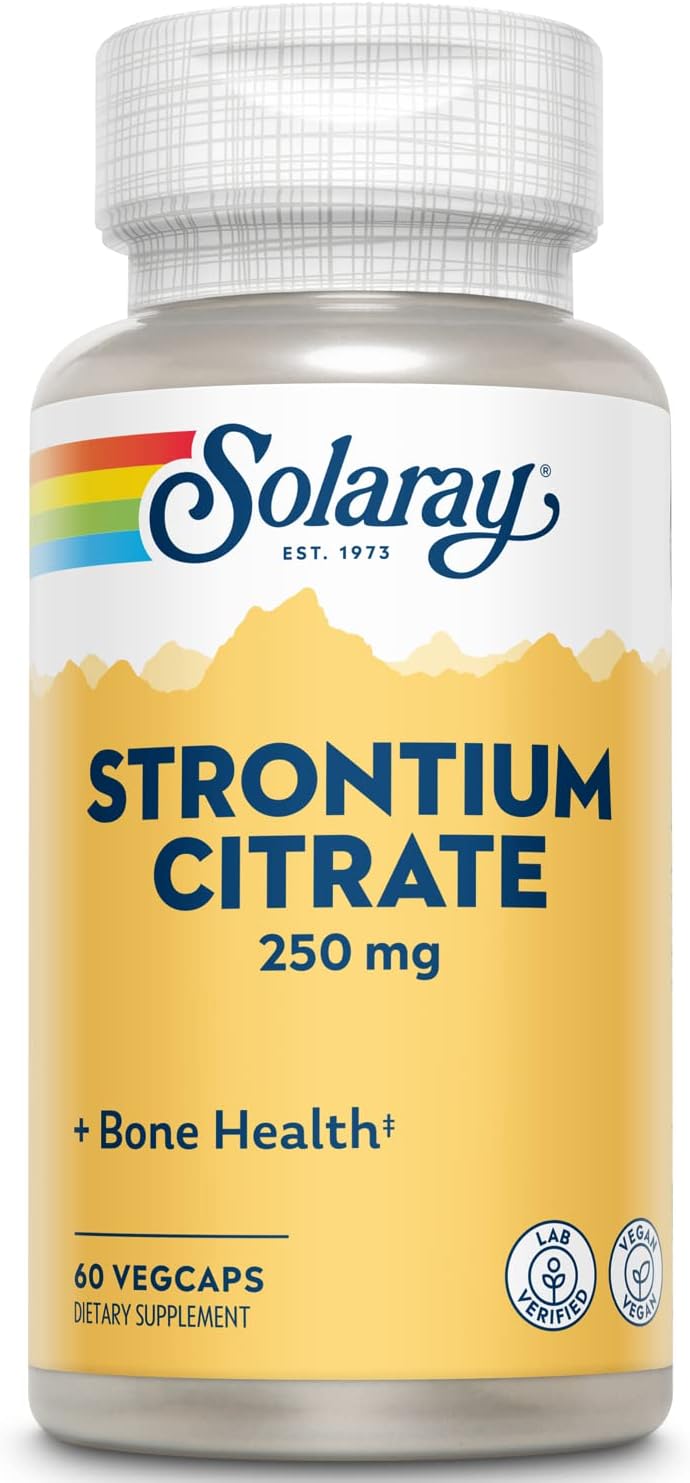 Solaray Strontium Citrate 250 mg - 60 VegCaps - görsel 1
