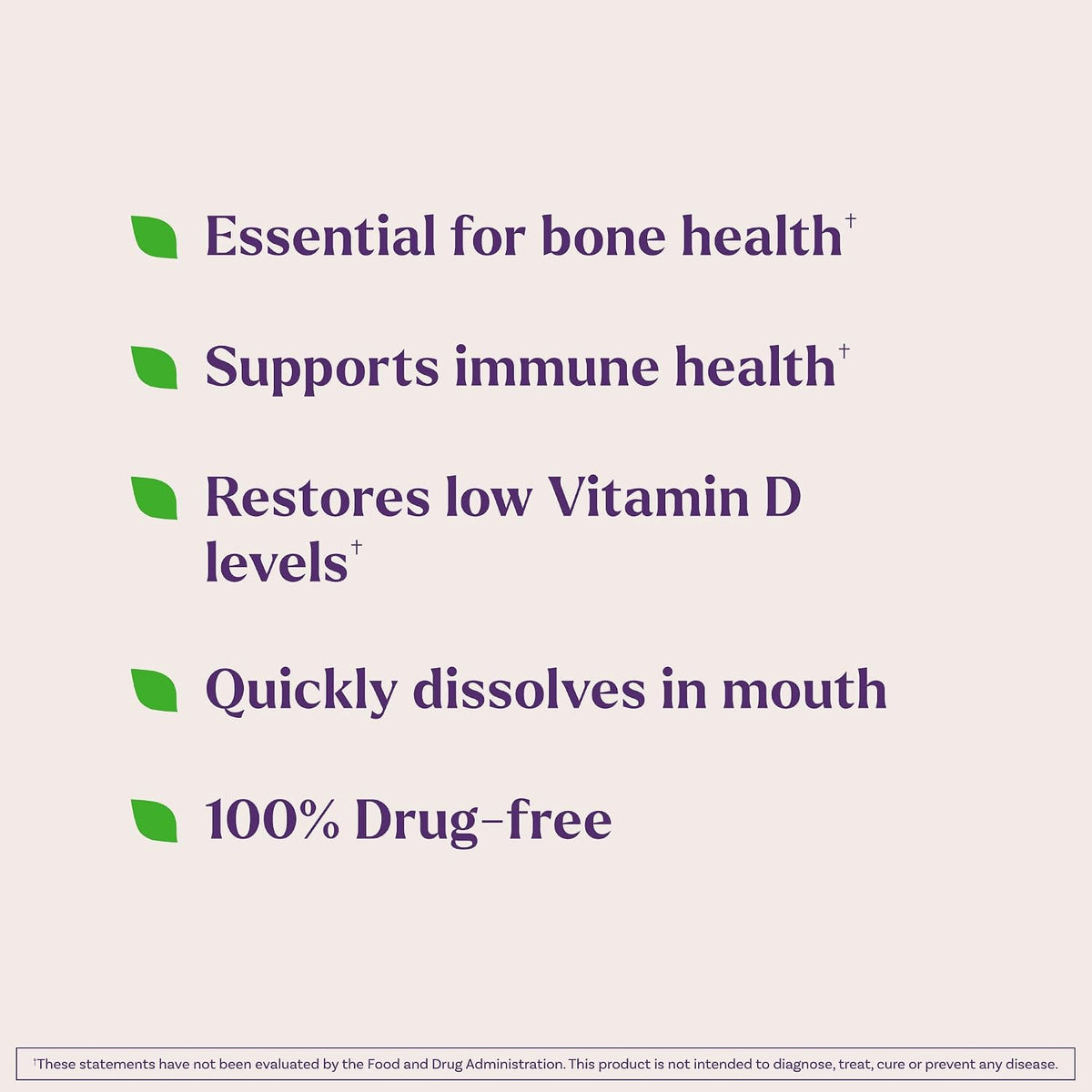 Natrol Vitamin D3 2,000 IU Fast Dissolve Tablets - Bone & Joint Health, 90 Tablets - görsel 2