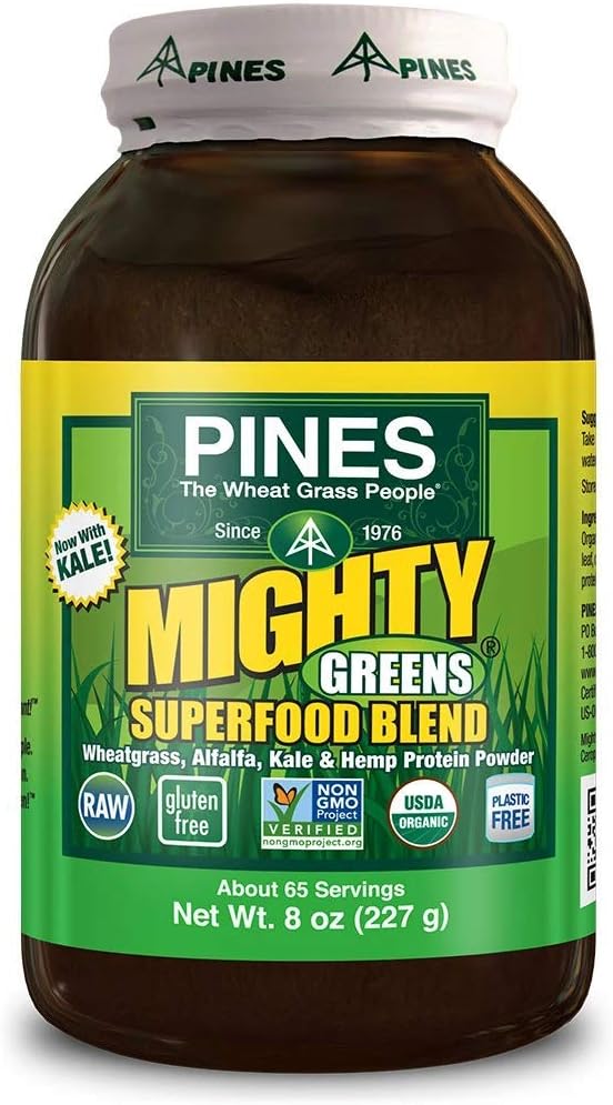 Pines Organic Mighty Greens Superfood Blend, 227g - görsel 1