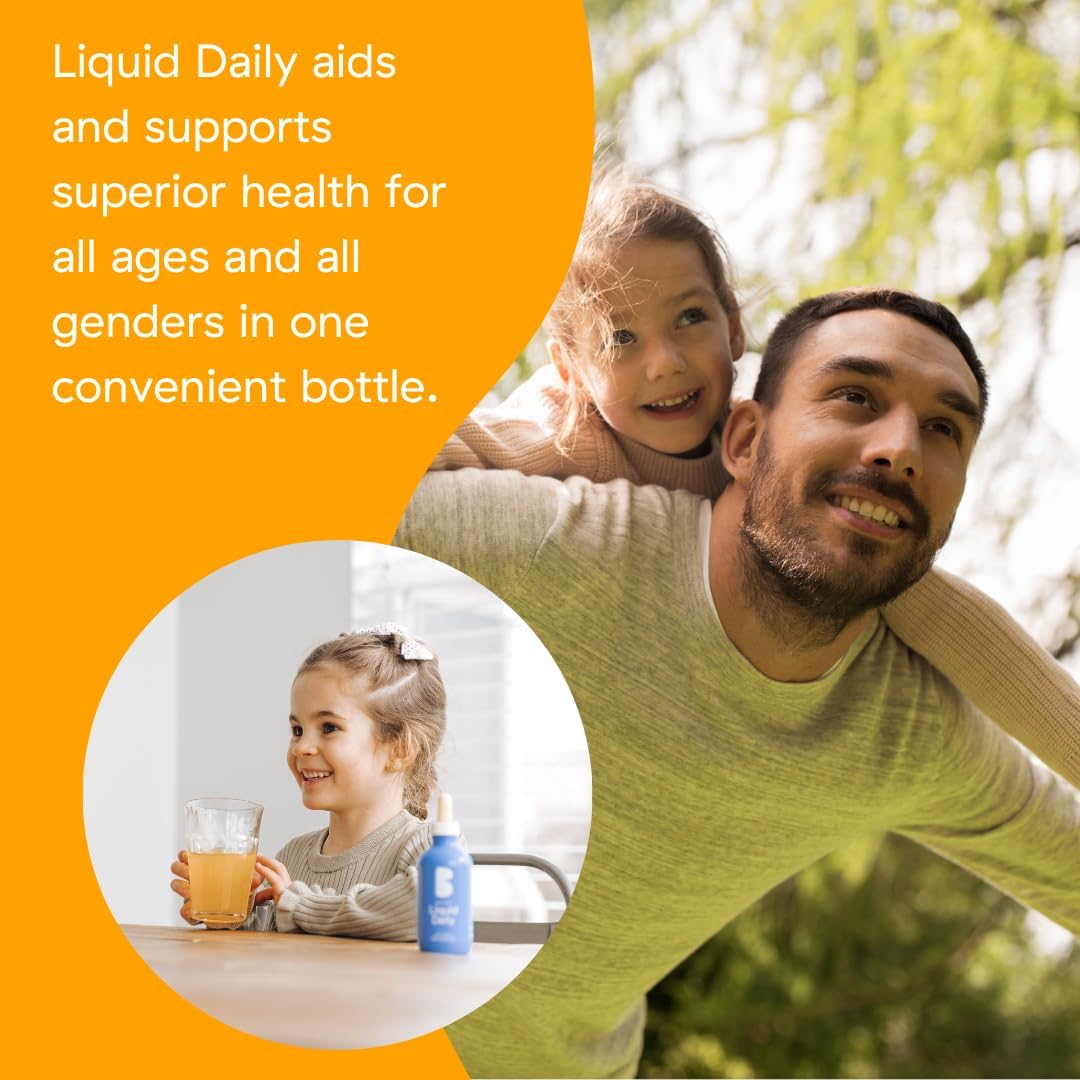 Better Family Liquid Daily Multivitamin - All-in-One Wellness Drop - Methylated Vitamins - 120 ml - görsel 4