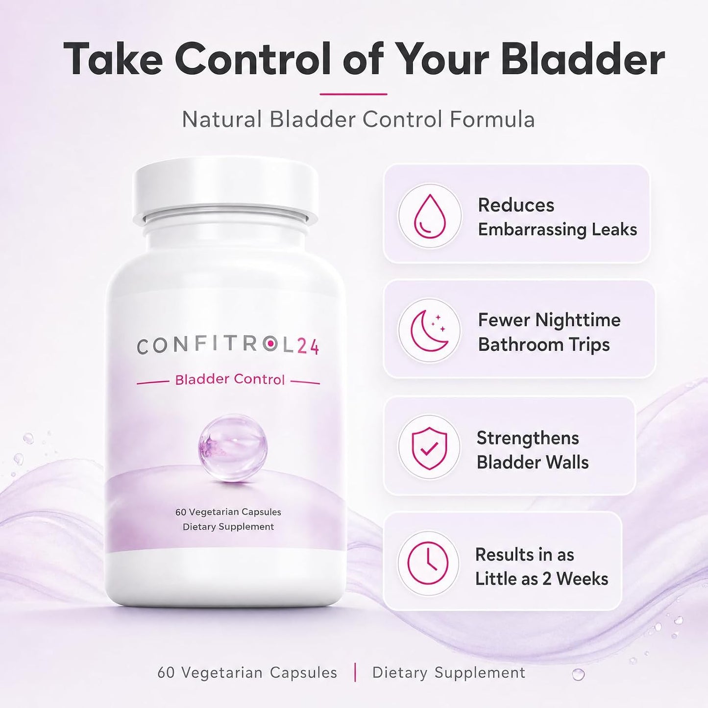 Confitrol24 Bladder Support Supplement for Women - görsel 4