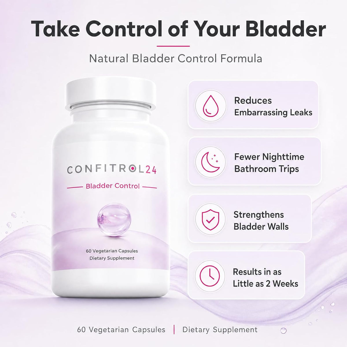 Confitrol24 Bladder Support Supplement for Women - görsel 4
