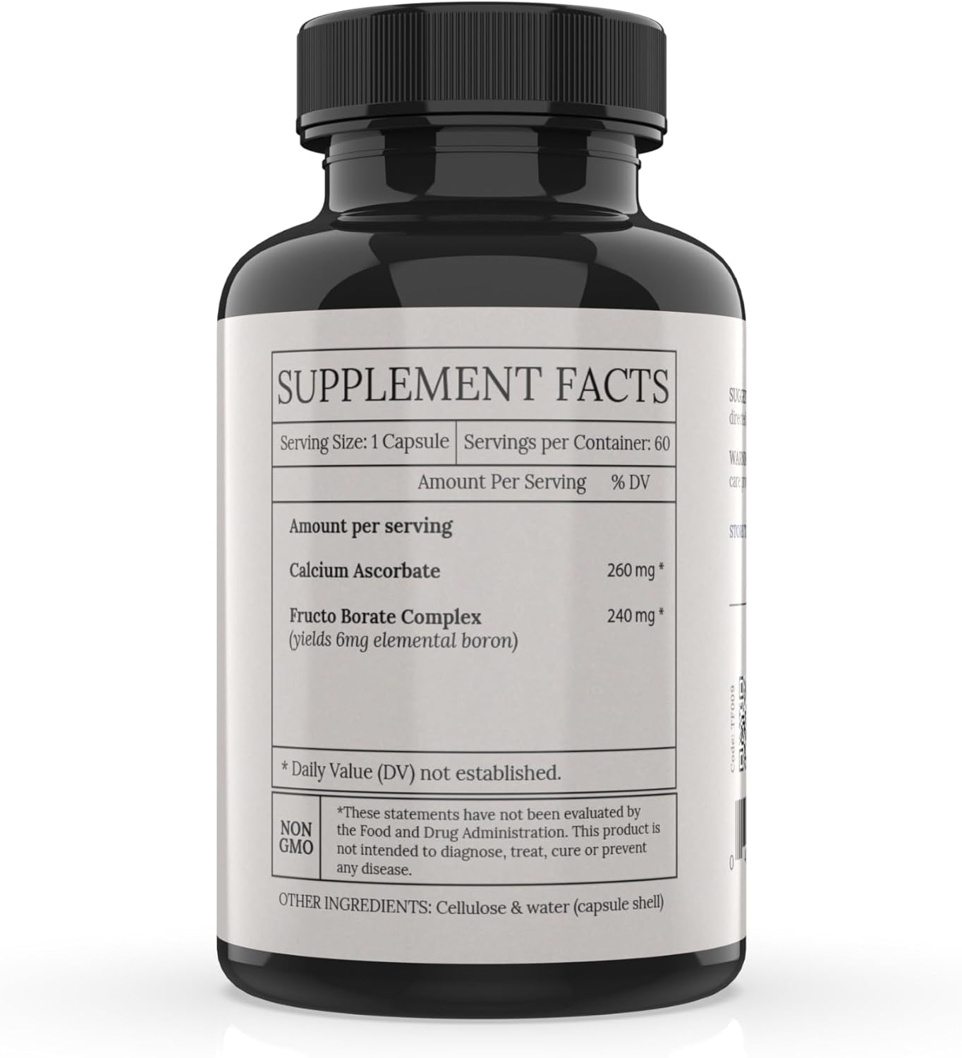 BioImmersion Fructo Borate Boron Supplement – 6 mg, 60 Vegetarian Capsules - görsel 2