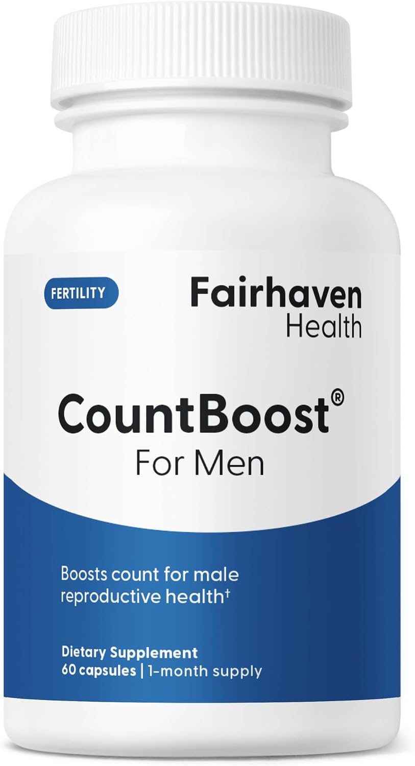 Fairhaven Health CountBoost for Men – Optimal Count and Volume Male Fertility Supplement - görsel 1